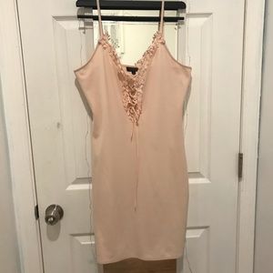 Blush Pink Mini Dress